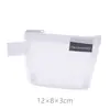 Carteira de Moedas Triangular de Malha Estéreo de Nylon Simples, Estojo para Chaves de Grande Capacidade, Bolsa para Cartões, Bolsa de Moedas, Bolsa de Armazenamento Transparente