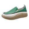 Zapatos de una sola capa de talla grande para primavera, verano y otoño, nuevos zapatos casuales de mujer con plataforma sencilla, cómodos, de tacón plano, a la moda, sin cordones