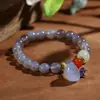 Nuevos brazaletes de estilo étnico, brazaletes de cristal hechos a mano de nicho para estudiantes, niñas, parejas y mejores amigos, al por mayor