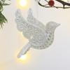 Glitter pingente pequeno decorações da árvore de Natal pingente de plástico Bell acessórios cinco estrelas decoração menina pode ser misturado lote