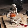 Adornos de Halloween con forma de calavera de calabaza, muy populares entre los transfronterizos, para el pasillo, la sala de estar, la mesa, artesanías de resina.