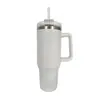 Copo de Gelo de Aço Inoxidável a Vácuo 304 Transfronteiriço 40oz Copo de Carro com Alça Copo Térmico de Grande Capacidade Canudo Personalização