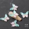 Celebridad de internet Nuevo estilo ins accesorios de uñas de mariposa material hecho a mano DIY accesorios de decoración para uñas de carcasa de teléfono móvil