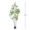 Planta Verde Artificial Grande Nórdica Árvore da Fortuna Decoração de Chão para Entrada de Casa Interior Paisagismo Planta Falsa em Vaso Personalização