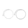 Pulsera geométrica de amor de 8 palabras de venta caliente transfronteriza para mujer ins diseño simple retro europeo y americano pulsera pulsera de mariposa de oso