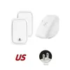 Timbre de Puerta Inalámbrico Autoalimentado Transfronterizo 433 Hogar Inteligente Control Remoto Digital de Larga Distancia Timbre Localizador para Ancianos