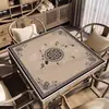 Nuevo Tapete de Mahjong Estilo Chino, Tapete para Mesa de Póker, Mantel Silencioso Ultra Grueso Antideslizante, Tablero de Mesa de los Ocho Inmortales, Metabo