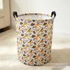 TEMU Abóbora de Halloween Fantasma Morcego Aranha Balde de Doces Roupas Organizador de Utensílios Cesto de Roupa Suja Caixa de Armazenamento