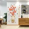 Adesivos de Parede Tridimensionais 3D Papel de Parede Autoadesivo Estilo Chinês Quarto Sala de Estar Entrada Papel de Parede de Fundo Nu