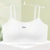Ropa interior tipo camisola para estudiantes en desarrollo, niñas, estudiantes de secundaria y preparatoria, sin varillas, top tipo tubo, ropa interior para niños mayores, sujetador para niños