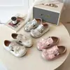 Zapatos para Niños Niñas Zapatos de Cuero de Princesa 2026 Nuevo Primavera Mary Janes Niñas Pequeñas Zapatos Individuales Suela Suave con Faldas Zapatos para Niños