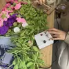 Ramo de Flores Simuladas Hecho a Mano de Tallo Largo Personalizado, Producto Terminado Hecho a Mano DIY, Flores Tejidas a Crochet, Flores de Hilo Tejido