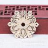 Yiwu color rayo dorado chapado en oro cobre DIY redondo incrustado soporte de flores horquilla horquilla cabeza se puede soldar B2876