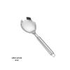 201 espátula de aço inoxidável conjunto de espátula para fritar espátula de tubo redondo de 1,0 mm de espessura espátula grande espátula de colher de sopa