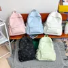 Mochila de Dibujos Animados Verde Menta con Estampado Completo para Estudiantes de Secundaria Femeninas, Mochila Casual para el Día a Día, Mochila Estilo Universitario Estilo Coreano