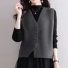 Chaleco Rojo Estilo Chino para Mujer Ropa de Abrigo Otoño e Invierno Suéter Ropa de Abrigo Top para Atuendos de Año Nuevo