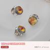 Joias de unha novas luxo leve quadrado gordo feito à mão pilha Bola de diamante produto acabado Hot Super flash cristal diamante de unha acessórios