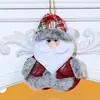 Decoraciones Pequeñas Colgantes de Árbol de Navidad Nuevas Transfronterizas Colgante de Navidad para Personas Mayores Muñeco de Nieve Reno Decoración de Ventana Adornos Colgantes