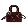 Bolso Cuadrado Pequeño de Rombo Estilo Nuevo, Bolso de Mano Exquisito y Versátil para Mujer, Bolso Tote Pequeño de Lujo Ligero de Gama Alta, Bolso de Hombro Cruzado Individual, Dropshipping
