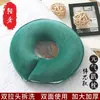 Almohada para Fiesta en el Jardín Tipo Almohadilla Facial Agujero Masajeador Cama Agujero en la Cabeza Almohadilla Boca Abajo Reposacabezas Tipo Látex Almohada Facial Silicona Base Dura