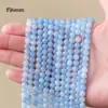 Cuentas Redondas de Cristal Pulsera Larga Semi-terminada Pulsera de Cuentas Redondas Sueltas de Ágata Cuentas Espaciadoras Cadena de Cuentas DIY Accesorios de Joyería Artículo Caliente