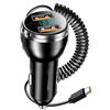 Cargador de Coche cargador de coche con pantalla digital 100W pantalla carga súper rápida un arrastre cinco cargador de coche multifunción con cable
