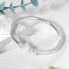 Pulseira de prata pura 9999 prata de lei feminina nicho brilhante abóbora simples pulseira de prata maciça celebridade da internet nova pulseira presente