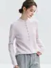 Kangsai Ni ~ Cardigan 100% Caxemira Pura Feminino Gola Meia-Alta Botões Malha Suéter Versátil Casaco Simples