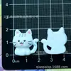 Lindo Dibujo Animado Gatito Jugando Pinza para el Pelo Cuerda para el Pelo Pinza para el Pelo Accesorios para el Cabello Funda de Teléfono Hebilla de Zapato DIY Accesorios de Resina