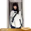 Jaqueta Bonita Masculina Ins High Street Marca da Moda Estilo Hong Kong Estilo Japonês Estilo Harajuku Estilo Coreano Jaqueta Folgada da Moda Primavera e Outono 2025
