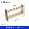 Portatubos Colorimétricos de Madera para Laboratorio 25ml 50ml 100ml Portatubos de Ensayo Colorimétricos con 6 Agujeros y 12 Agujeros para Colorimetría