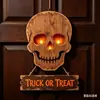 Letrero de Puerta de Madera Plana Impreso con Calabaza Decoración Creativa Colgante de Pared Decoración Festiva Venta al por Mayor desde el Fabricante