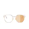Espejo plano no elige gafas de color cambiante liso para mujer de alto valor con forma de cara polígono anti-ultravioleta con óptico