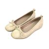 Zapatos Planos Aumentadores de Altura para Personas Menudas Otoño 2025 Nuevos Zapatos de Ballet Planos Slip-On Versátiles Poco Profundos con Lazo Zapatos de Noche