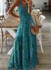 Amazon Comercio Exterior EBAY AliExpress Transfronterizo Europeo y Americano Falda de Lencería Sexy para Mujer Vestido Bohemio Estampado