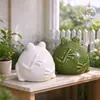 Figura de Rana de Cerámica Estilo Curativo Decoración de Micro-Paisaje para Macetas de Balcón en Casa Manualidades de Mesa de Jardín