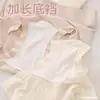 Calcinhas de algodão modal de cintura alta com entrepernas alongado para mulheres 10A jacquard antibacteriano estilo hip wrap solto novo shorts triângulo