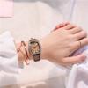 Reloj de Nicho Francés para Mujer, Estilo Retro, Temperamento Simple, Clásico Barril, Maduro, Moderno y Lujoso