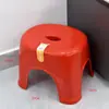Banquinho Baixo para Uso Doméstico, Banquinho Espessado de Plástico para Lavar os Pés no Banheiro, Banco Banquinho de Borracha Durável, Resistente e Antiderrapante para Crianças