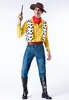 Disfraces Cosplay de Halloween, Personajes de Anime, Disfraces de Sheriff Woody Pareja de Juguetes Story para Adultos y Niños