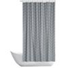 Cortina de ducha de malla blanca grisácea, cortina divisoria para dormitorio, cortina de ducha simple, cortina de ducha para baño, cortina de ducha en stock, venta al por mayor