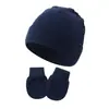 Conjunto de Gorro y Guantes para Bebé Unisex Manoplas Gorro de Algodón para Bebé Guantes Gorro Gorro de Hospital