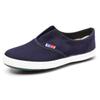 Zapatos de Hombre de Tireta, Zapatos de Lona Transpirables de Verano, Zapatos de Trabajo para Hombre y Mujer, Zapatos Deportivos Casuales Blancos Resistentes al Desgaste, Mocasines Perezosos