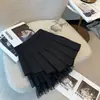 Falda Plisada Nueva de Lujo Ligero de Alta Gama Hecha a Medida Primavera/Verano 2025, Falda Corta de Cintura Alta de Nicho con un Diseño Único, Falda Media de Malla