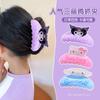 Pinza para el pelo acrílica de Sanrio con forma de perro Yugui, Merlot, Kulomi, para niña, con forma de tiburón