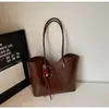 Bolso de mano retro minimalista para mujer, nuevo bolso casual de gran capacidad para el trabajo, bolso de un solo hombro de moda para madre e hija