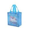 Bolsa de Mão Unicórnio de Desenho Animado Sacola de Presente Não Tecida Mais Vendida na Fronteira Bolsa de Embalagem Satchel com Aparência Bonita Coração de Menina