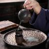 Bule Lianpeng Estilo Japonês Ferro Banhado a Ouro Cerâmica Grossa Esmaltada Bule Único Artesanal Vintage Pote de Cerâmica 255cc Conjunto Doméstico de Chá Kung Fu