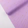 Punto de Partida de Milan Paper Love Papel de Regalo Floral Estampado en Caliente de Lujo Papel para Ramo de Flores Plástico Impermeable Opp Papel de Regalo Hecho a Mano