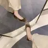 Casa de la Uva~Nueva Colección de Otoño: Zapatos Planos de Terciopelo Estilo Ballet Suaves Elegantes Cuadrados con Lazo, Zapatos Planos para Mujer de Tacón Bajo